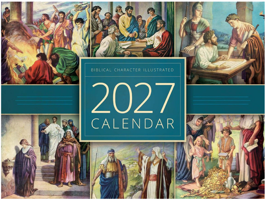 Biblical Character Illustrated 2027 Calendar
